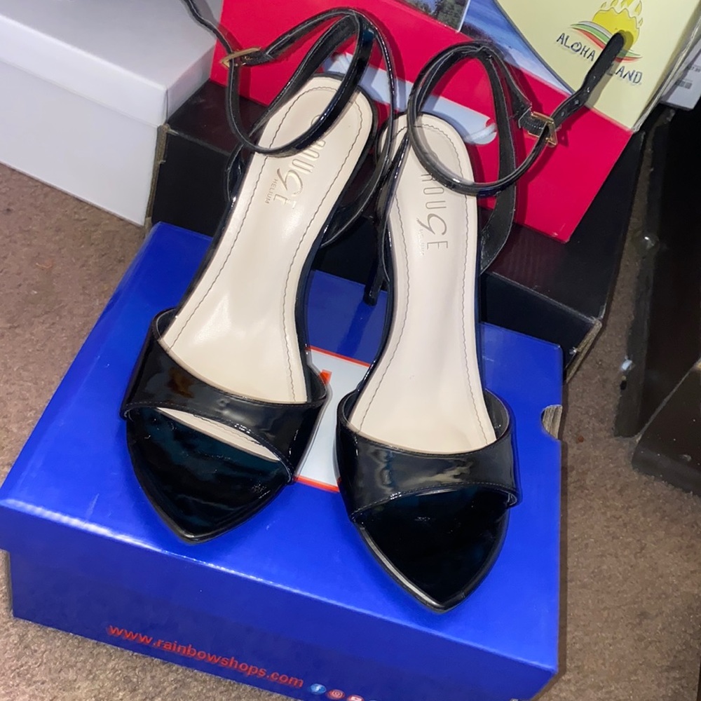 Open toe heels
